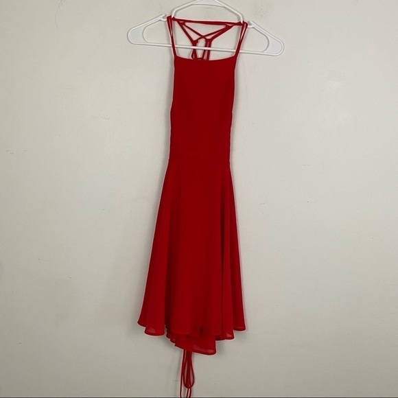 LULUS red good deeds mini dress - Picture 2 of 5